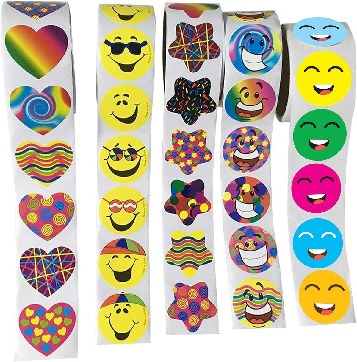 STICKERS: Assorted, 1-2", at least 500