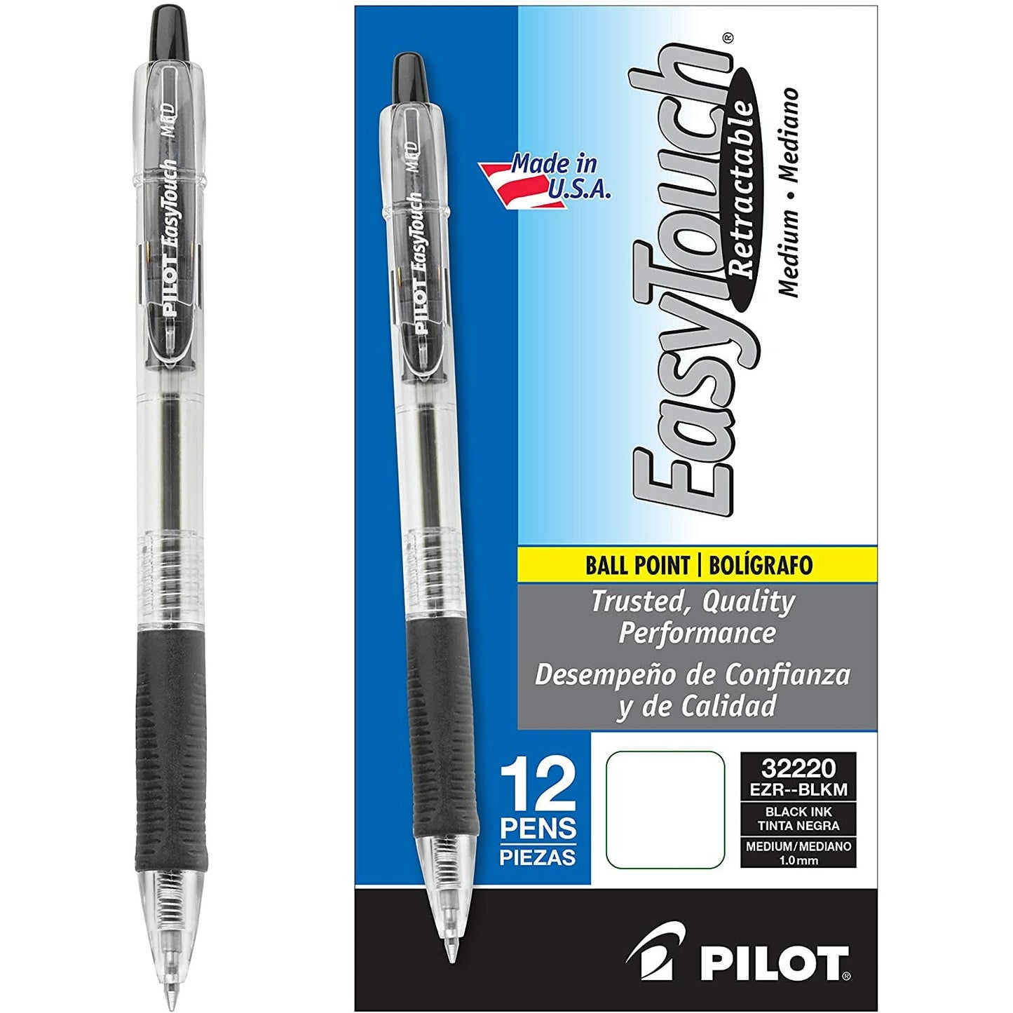 Easytouch Retractable Ball Point- Single - A1 School Supplies