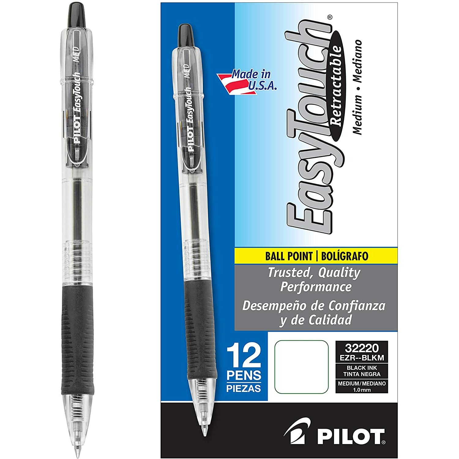 Easytouch Retractable Ball Point- Single - A1 School Supplies