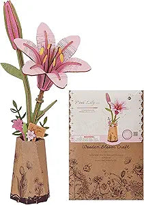 3D Wooden Flower Puzzle: