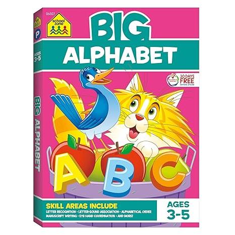 School Zone - Big Alphabet Workbook