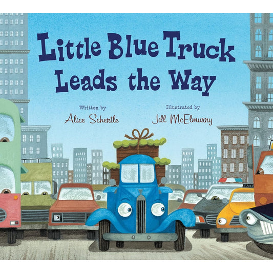 Little Blue Truck Leads the Way-Board Book