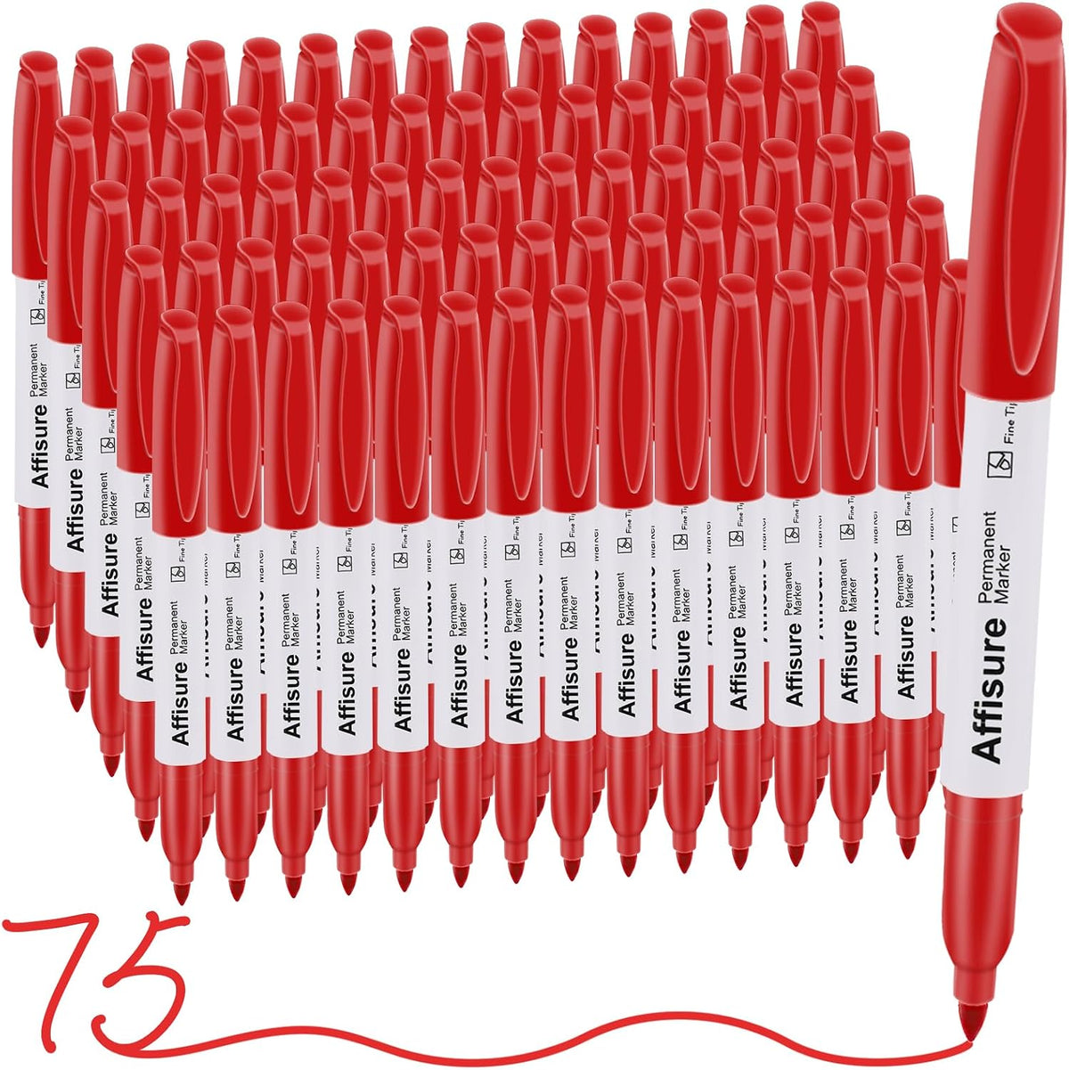 MARKER: Permanent, Fine, Red