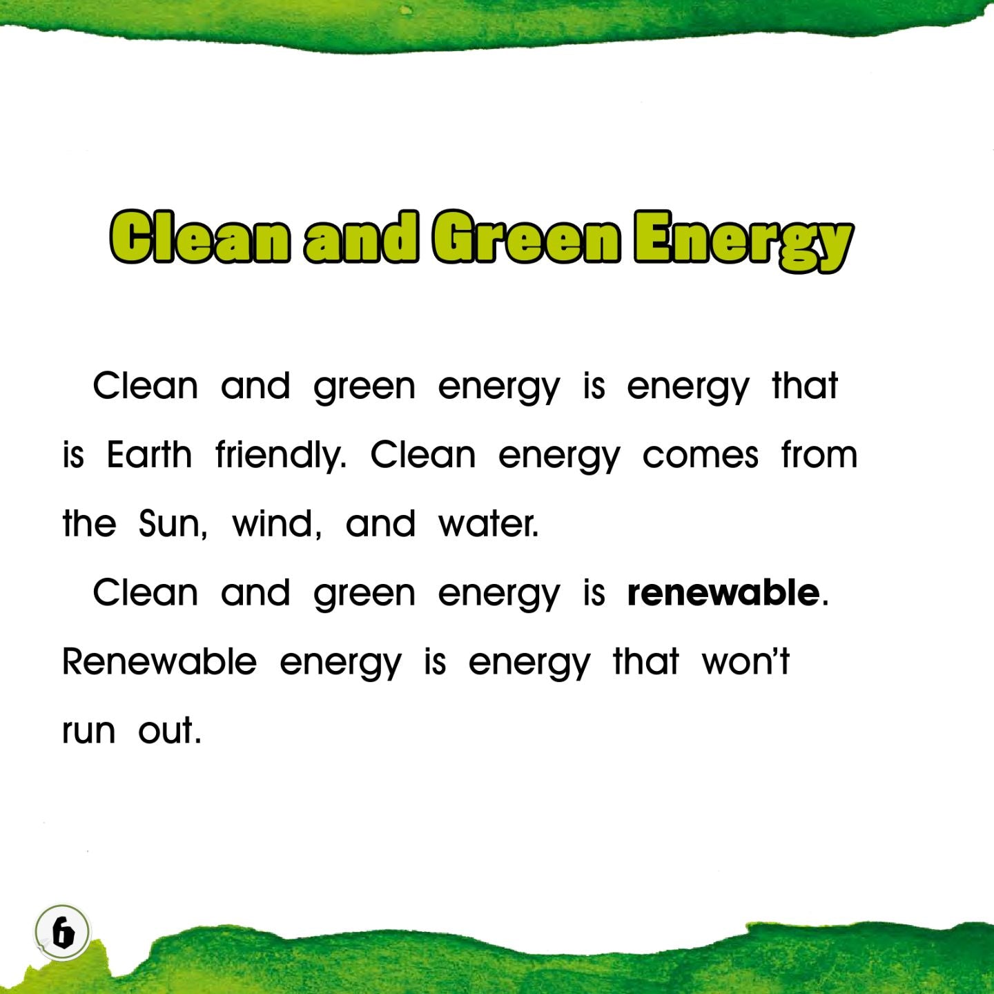 Clean and Green Energy