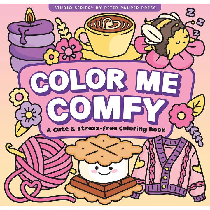 Color Me Comfy Adult Coloring Book
