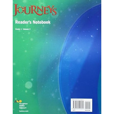 International Journeys New Frontiers Student Edition Reader's Notebook Grade 1 Volume 2