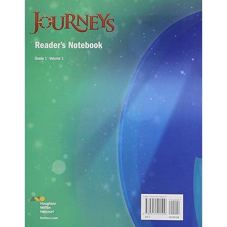 International Journeys New Frontiers Student Edition Reader's Notebook Grade 1 Volume 1