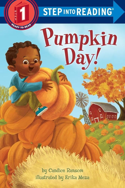 Pumpkin Day!: A Halloween Book for Kids (Step into Reading) cover image