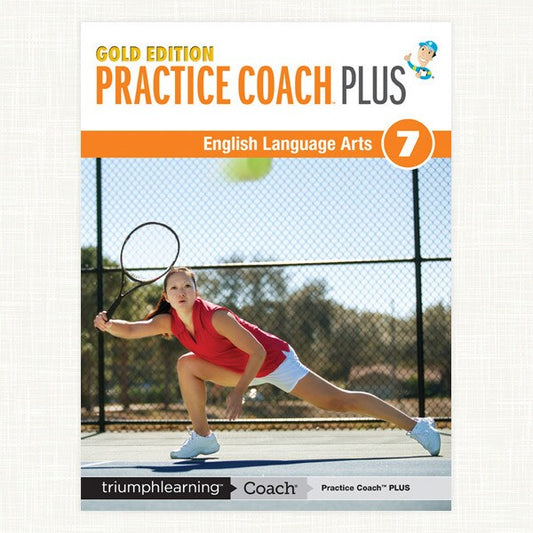 Practice Coach Plus, Gold Edition, ELA, Grade 7