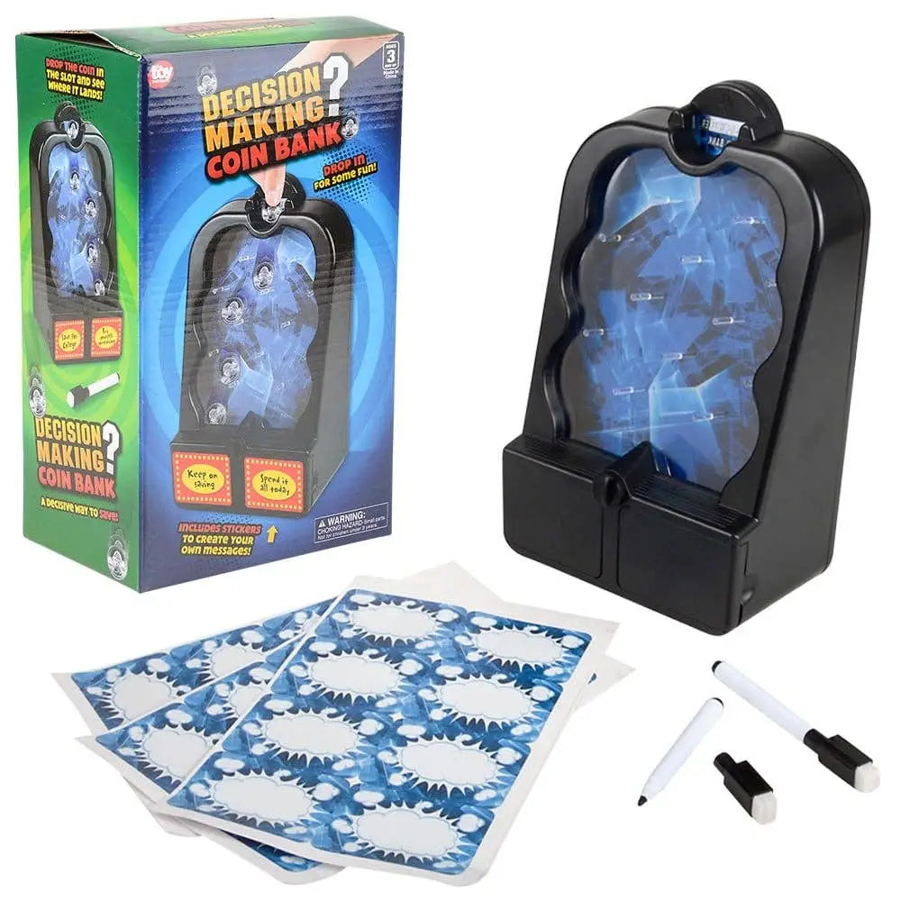 10" Decision Maker Coin Bank Llb Kids Toys