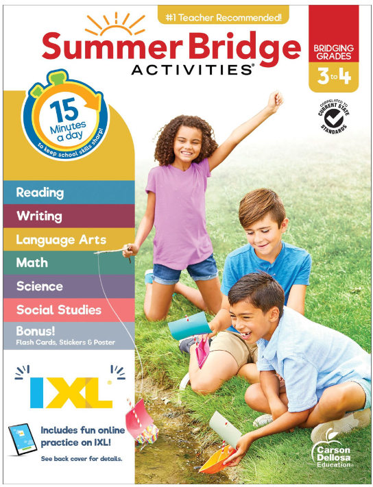 Summer Bridge Activities 3 to 4 UPDATED