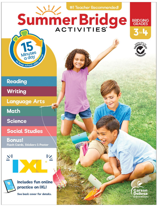 Summer Bridge Activities 3 to 4 UPDATED