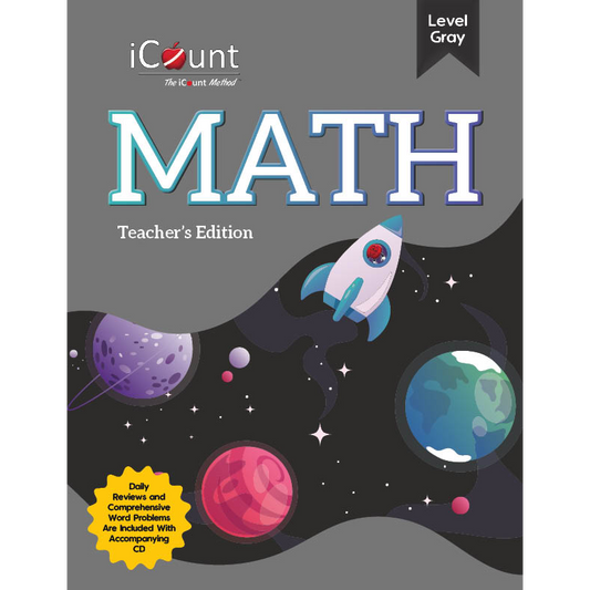Level Gray Teacher’s Edition Math Book, Premium Line
