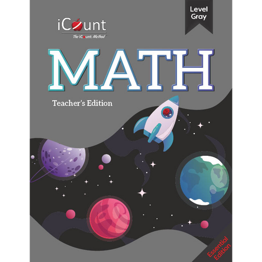Level Gray Teacher’s Edition Math Book, Essential Line