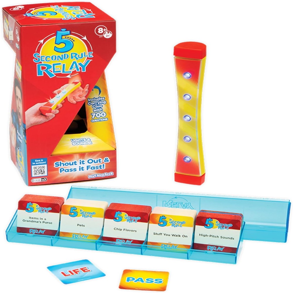 5 Second Rule Relay game box