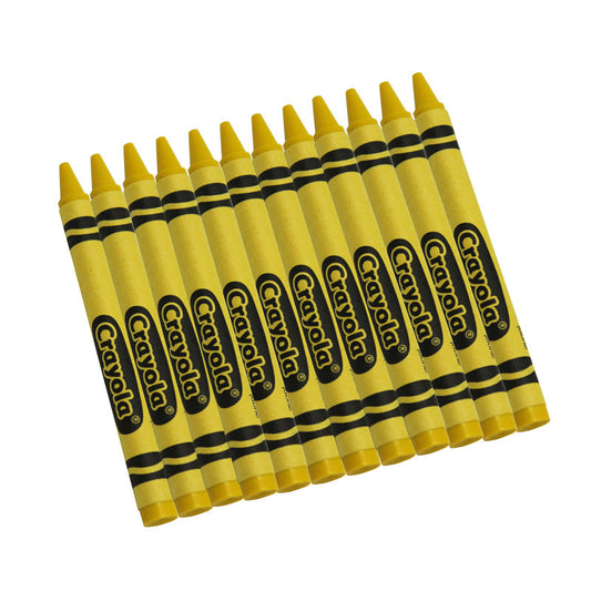Crayola Bulk Crayons 12 Count Yellow