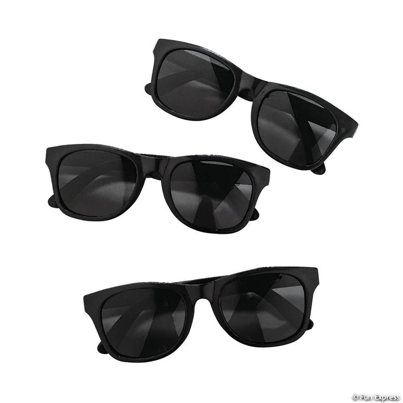 GLASSES: Plastic sunglasses, disguise