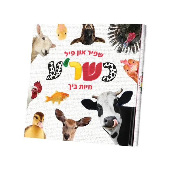 My First Touch and Feel Animal Book - Yiddish