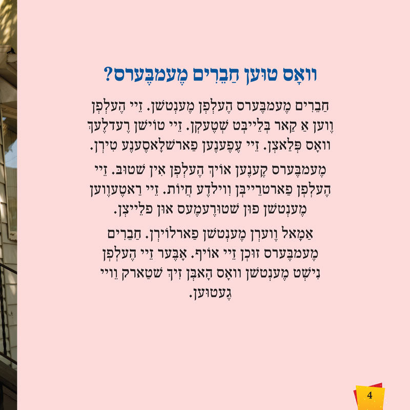 Let's Meet a Chaveirim Member (Yiddish)