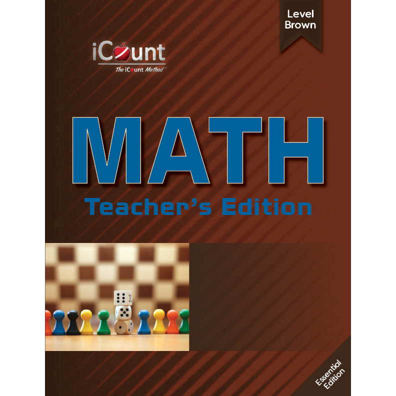 Level Brown Teacher’s Edition Math Book, Essential Line