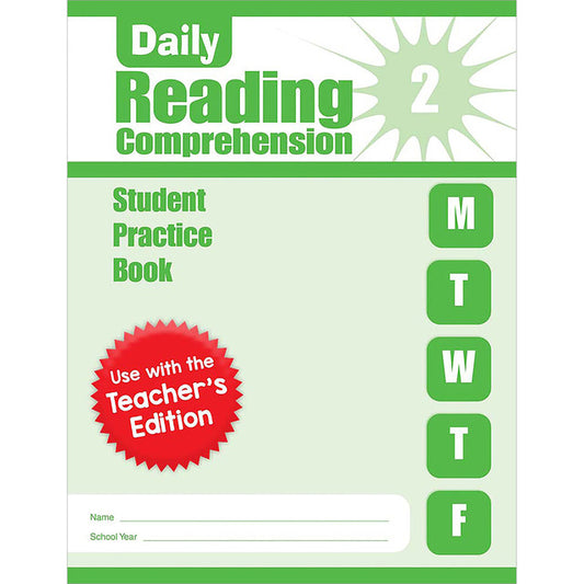 Daily Reading Comprehension, Student Workbook Grade 2 Paperback