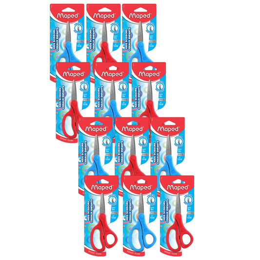 Essential 5" Kid Scissors, Pointed Tip, Pack of 12
