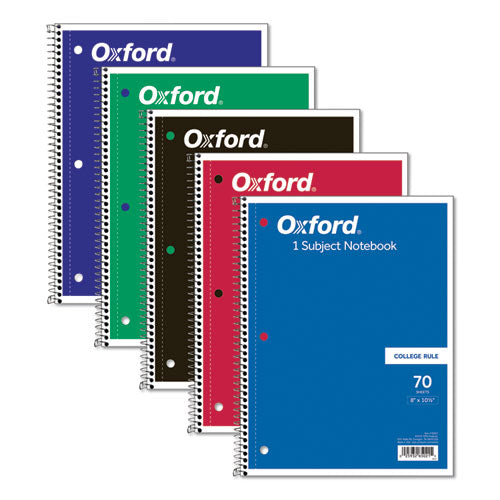 Coil-lock Wirebound Notebooks, 3-hole Punched, 1-subject, Medium/college Rule, Randomly Assorted Covers, (70) 10.5 X 8 Sheets