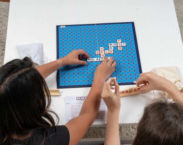 Flip Words gameboard