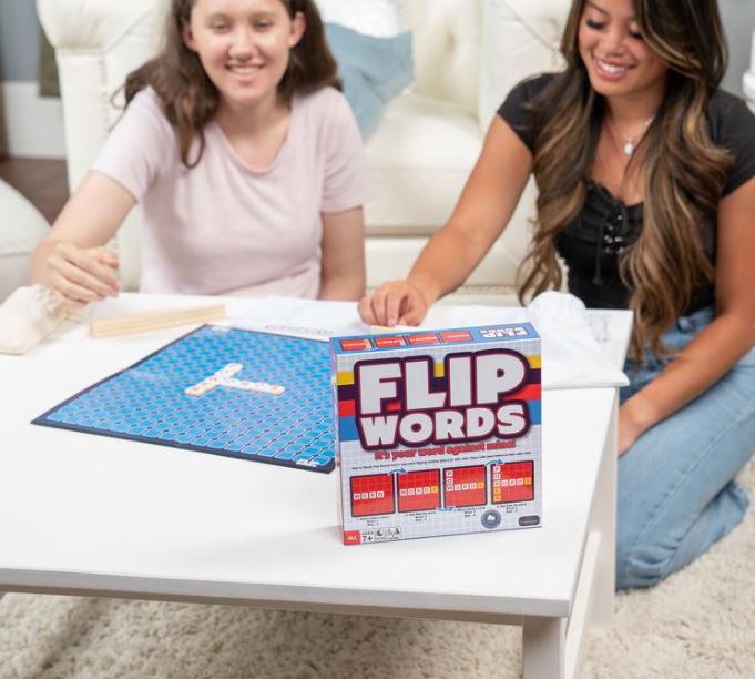 Flip Words game with box