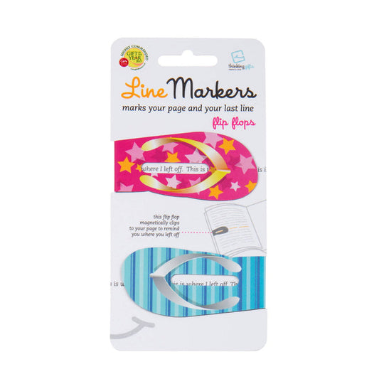 Magnetic Bookmark: Flip Flops