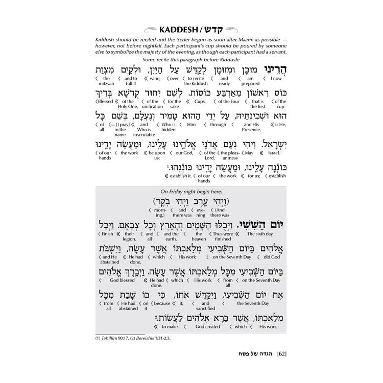 Reb Meilech on the Haggadah