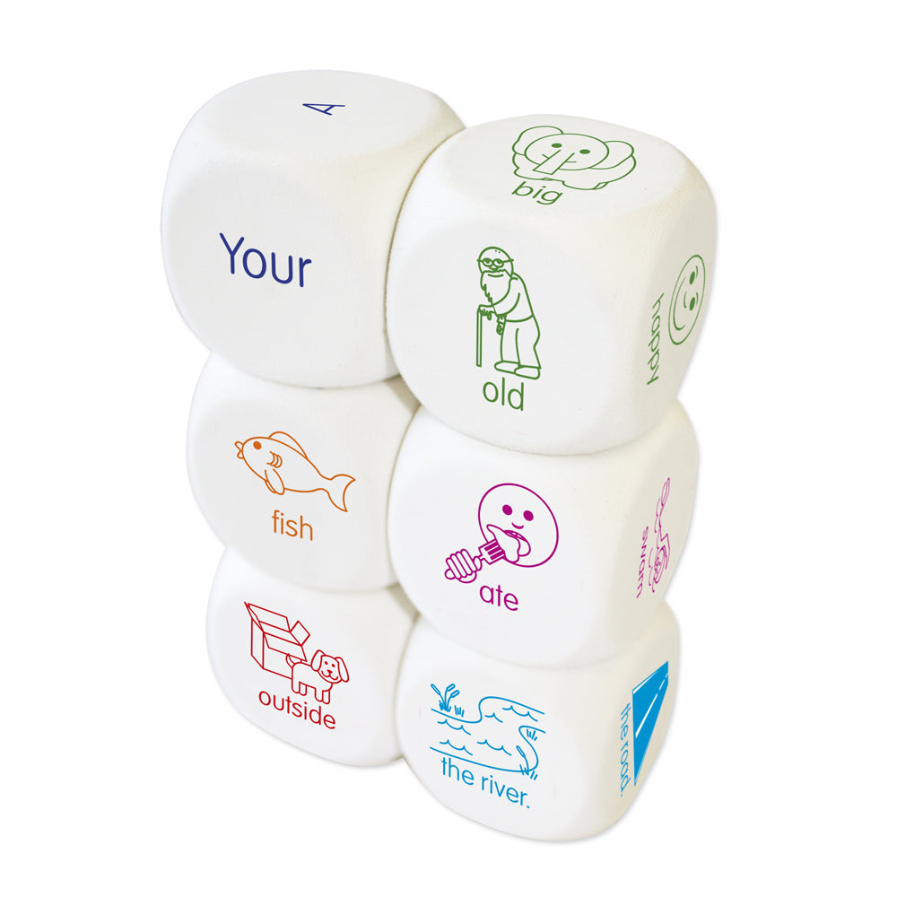Sentence Dice stacked