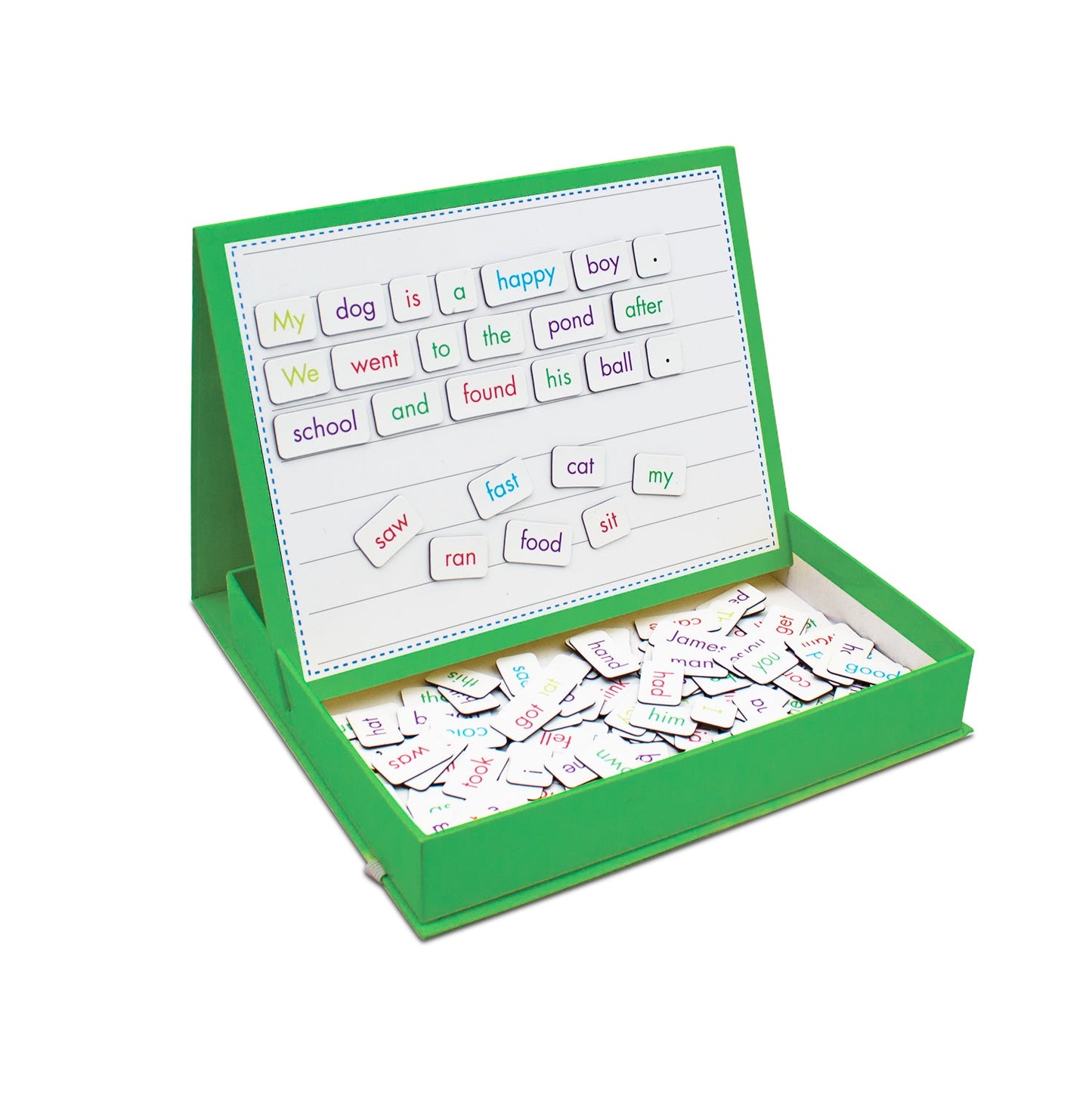 Rainbow Sentences board and pieces