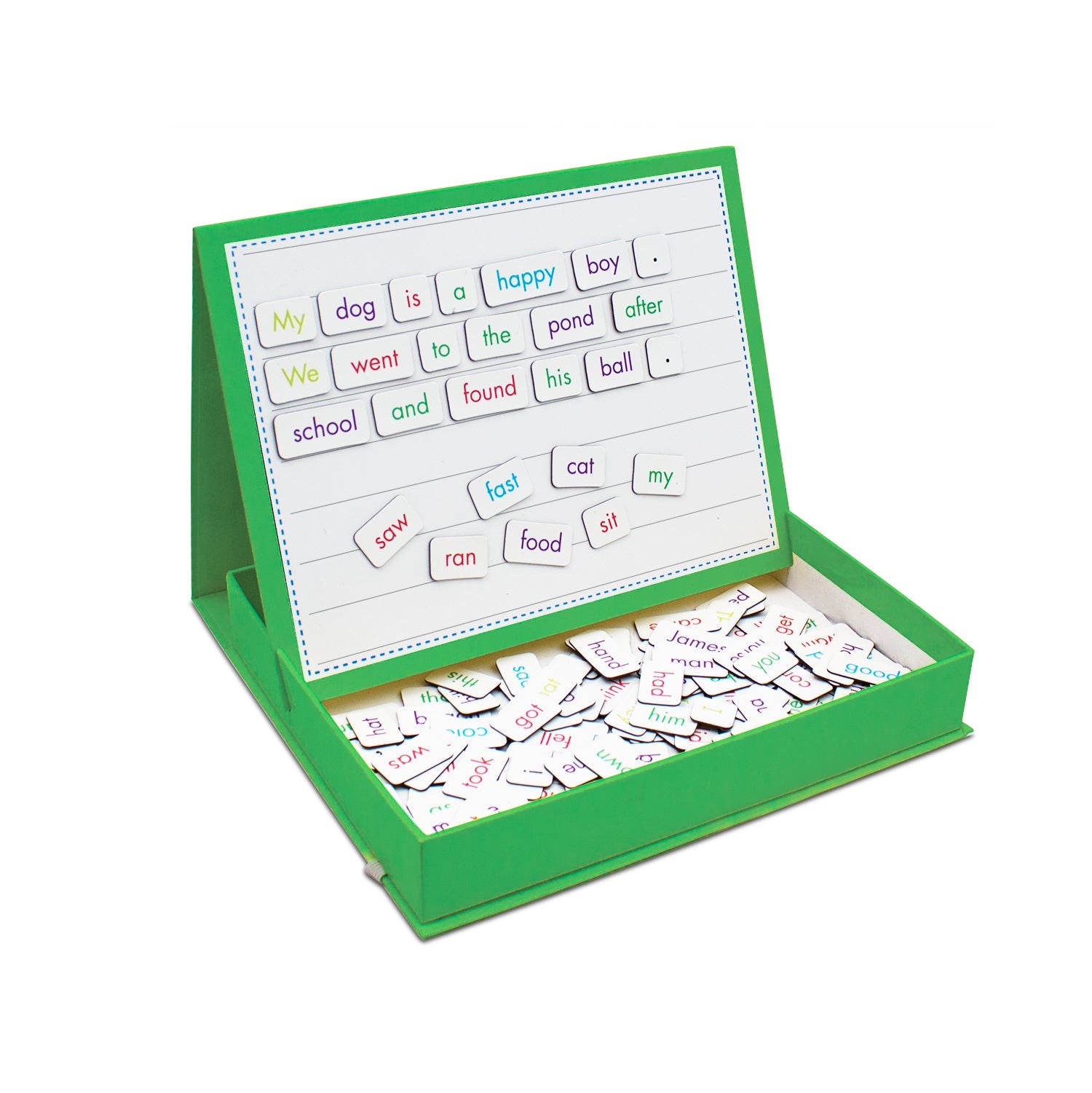 Rainbow Sentences board and pieces