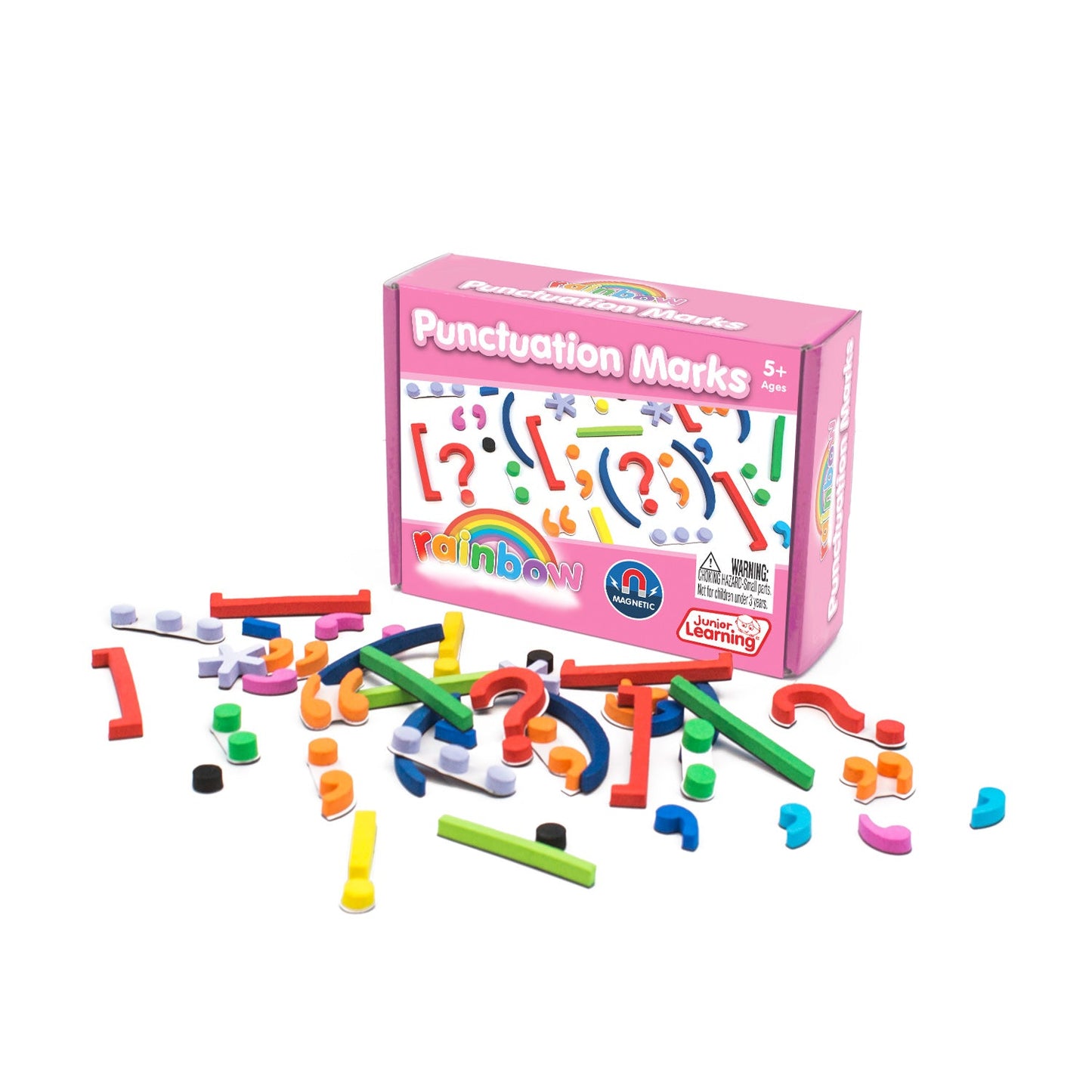 Rainbow Punctuation Marks box and contents