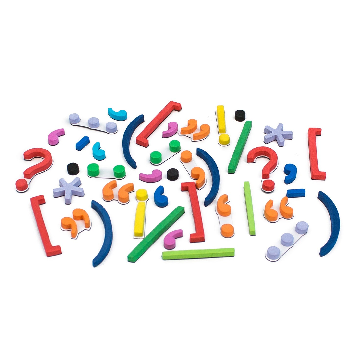 Rainbow Punctuation Marks magnetic pieces