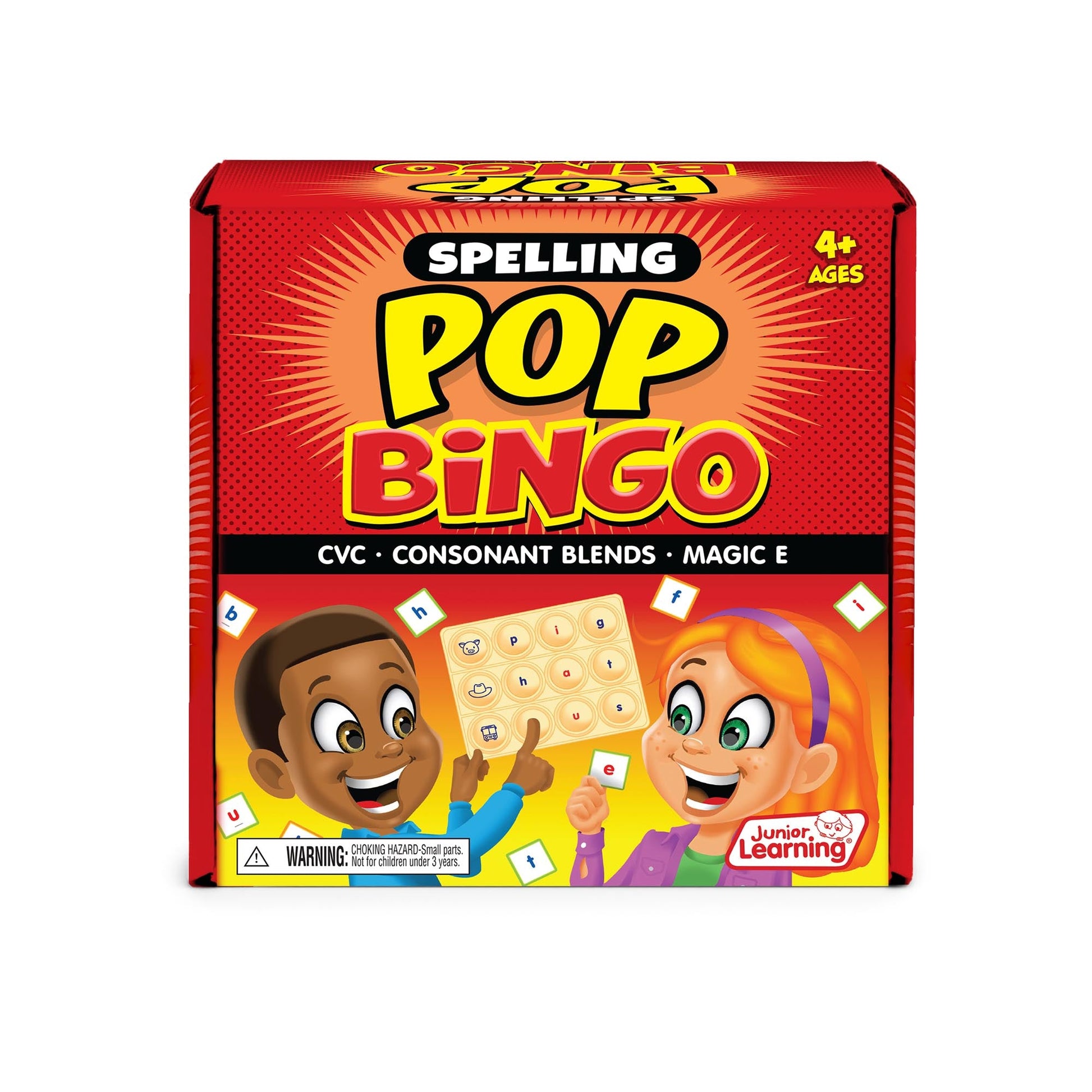 Spelling Pop Bingo box front