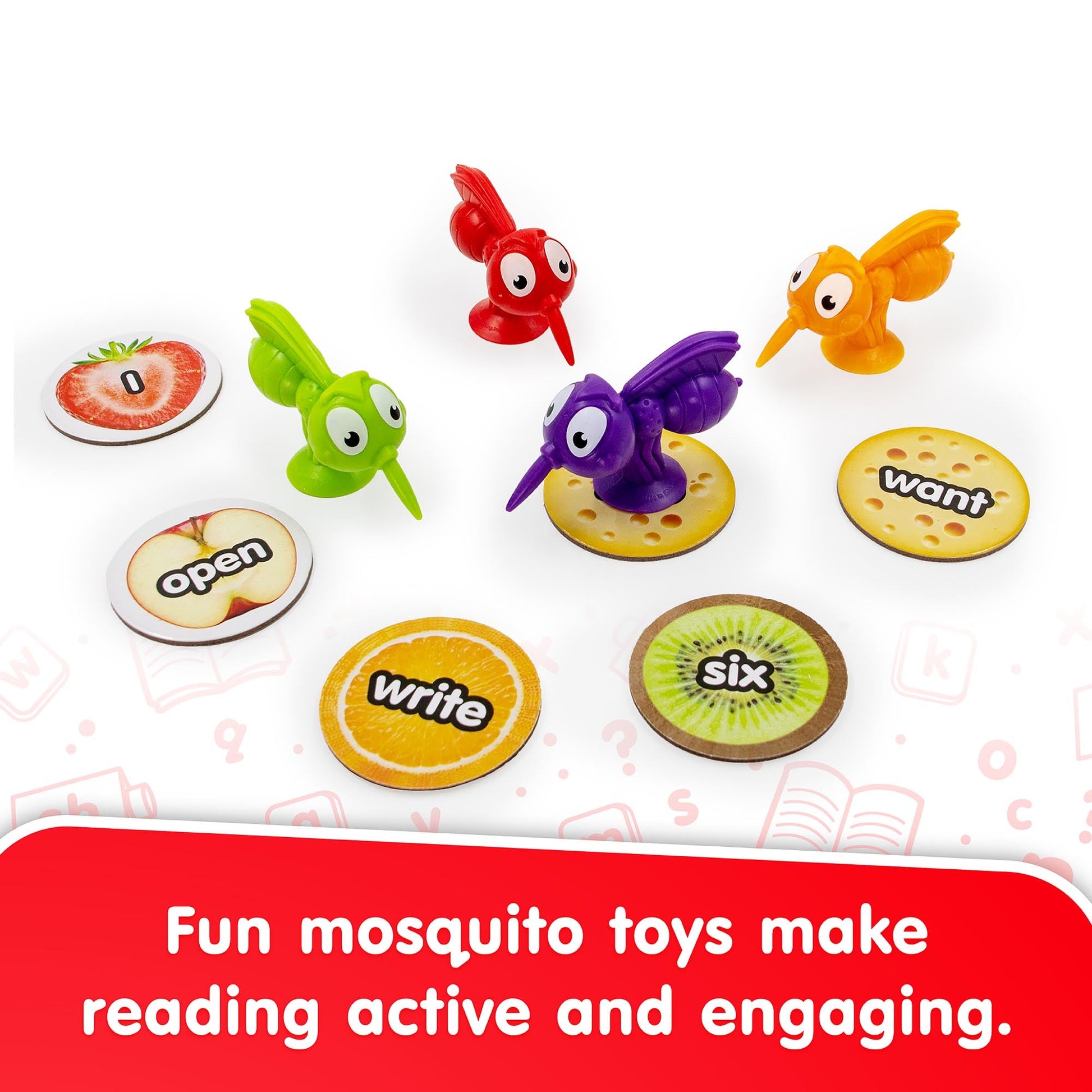 Sight Word Suckers game pieces