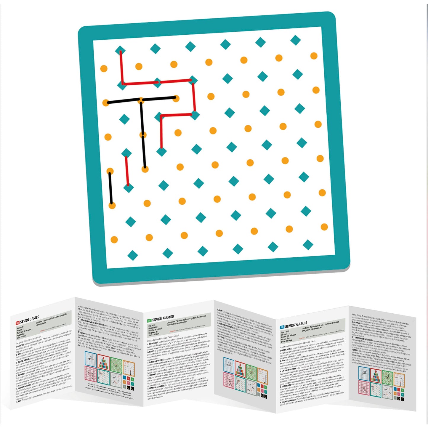 Ludic Seven Games components