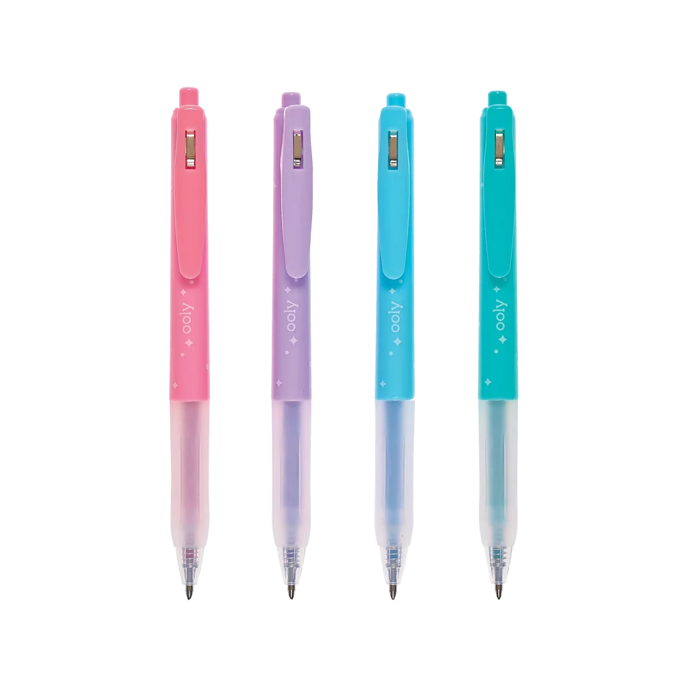 Oh My Glitter! Retractable Gel Pens - Set of 4