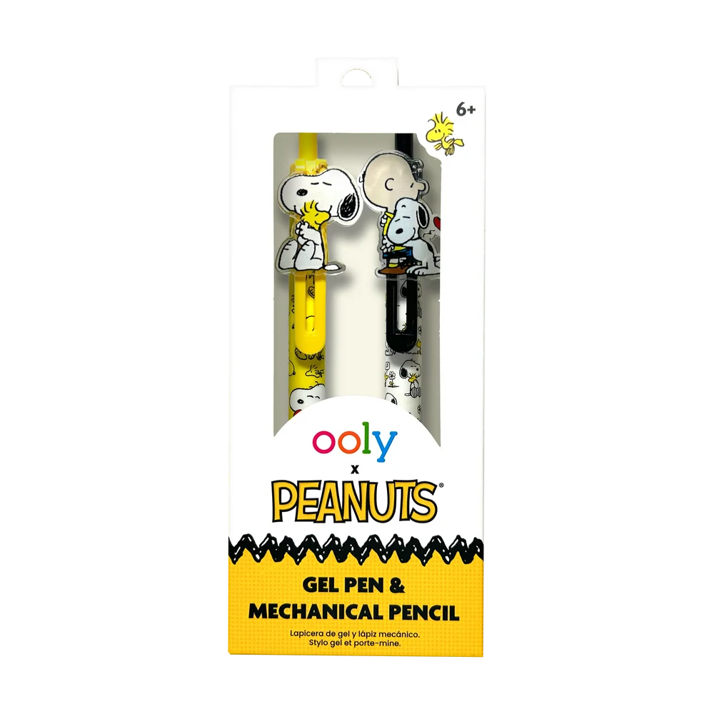OOLY x Peanuts Gel Pen and Mechanical Pencil - Set of 2