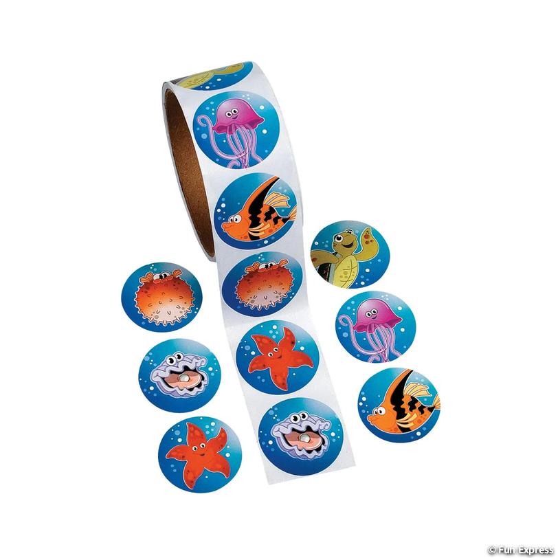 Sea life stickers