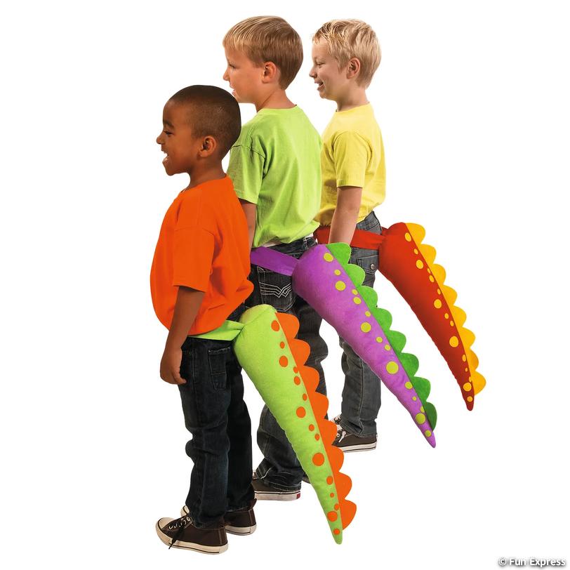 COSTUME: Dinosaur/Dragon, Mask and Tail set/6