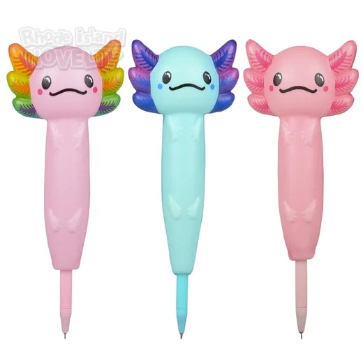 8.25" Squish Axolotl Pen