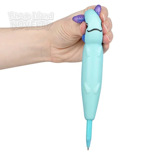 8.25" Squish Axolotl Pen