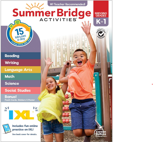 Summer Bridge Activities K to 1 UPDATED