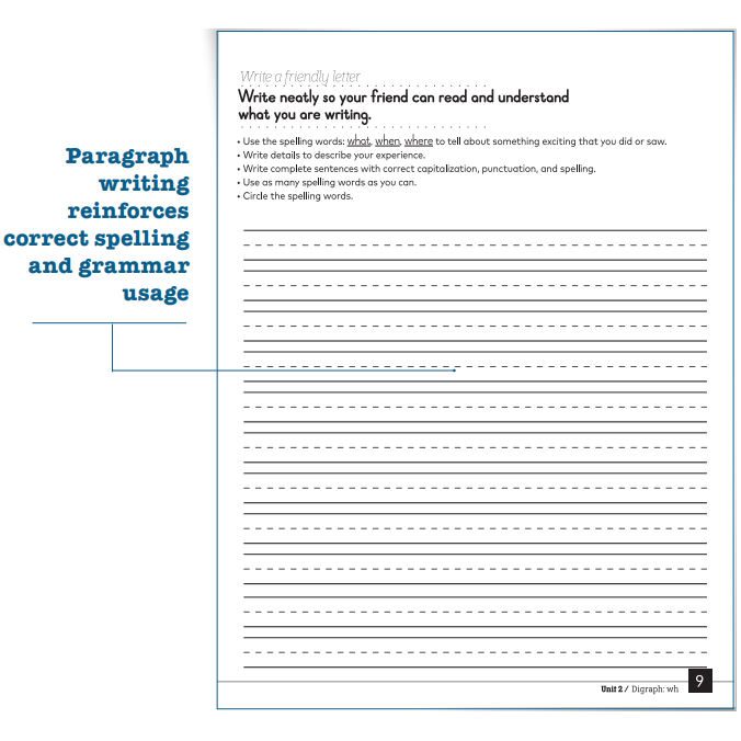 My Spelling Book - Level C