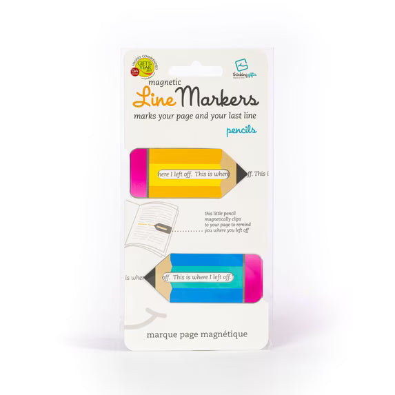 Magnetic Line Markers (bookmark): Pencils