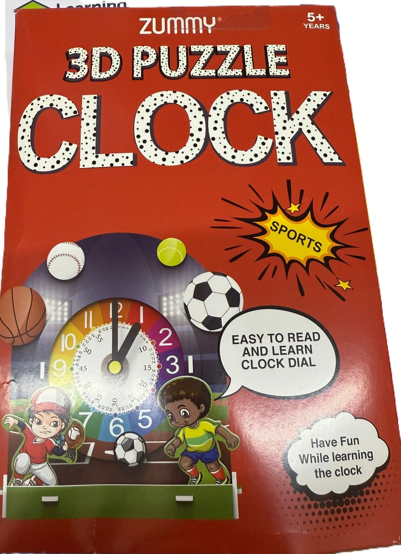 3D PUZZLE CLOCK Sport