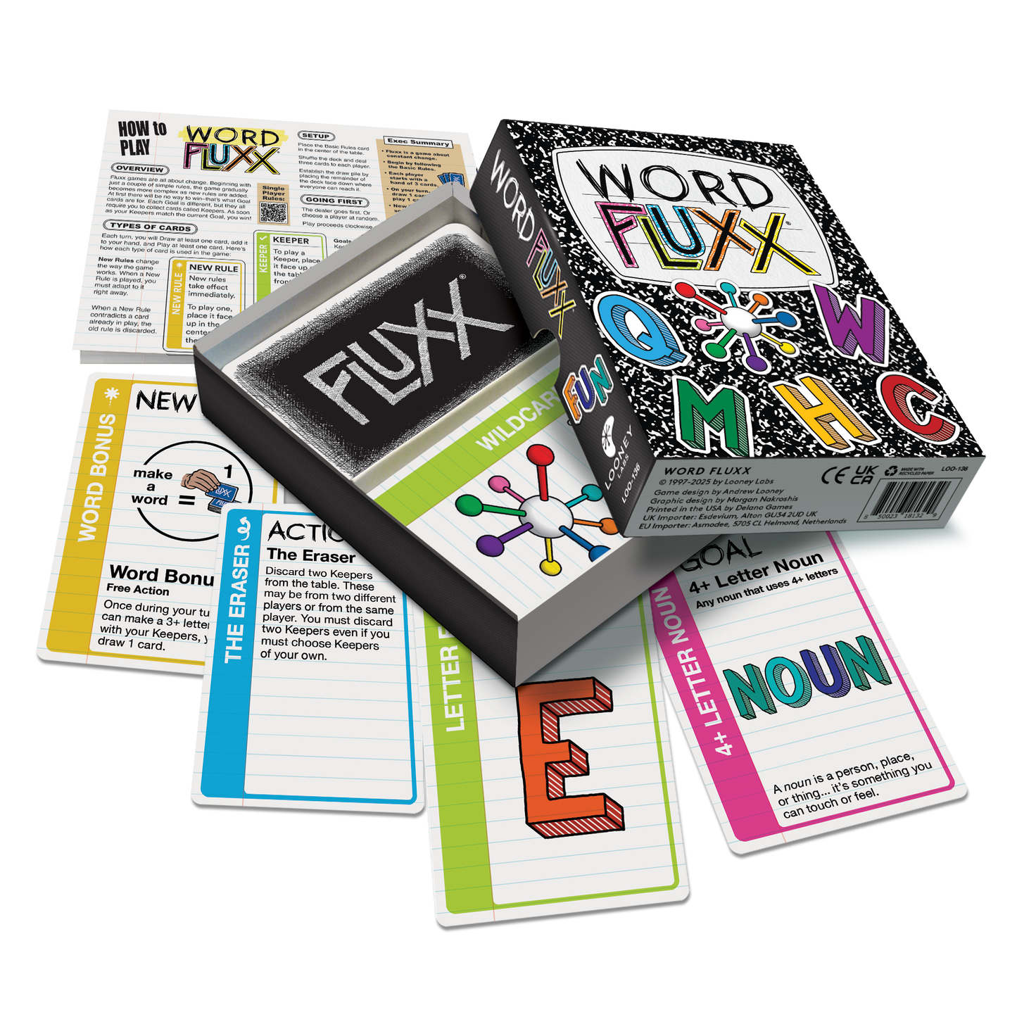 Word Fluxx contents